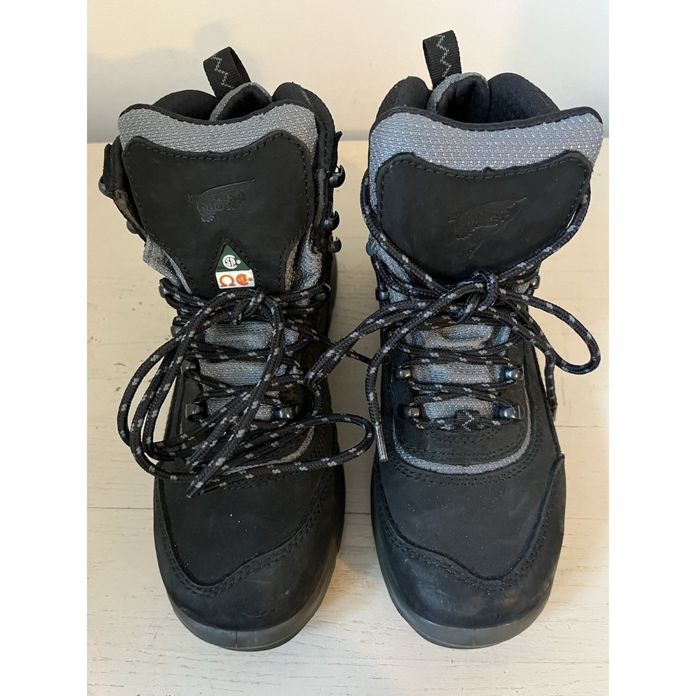 Red‎ Wing Women's Tradesman, 6 Inch Safety Toe, Waterproof, Size 7.5 Black  3542